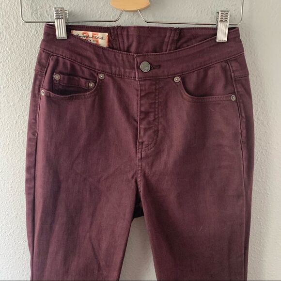 Purple Free People Super Flare Jeans - Picture 5 of 9